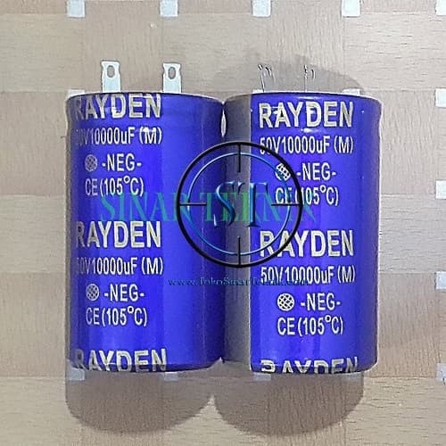 Kapasitor Elco 10.000uf 50v 10000/50V 10.000/50 Capacitor Elko10000 Mikro 50Volt  Rayden