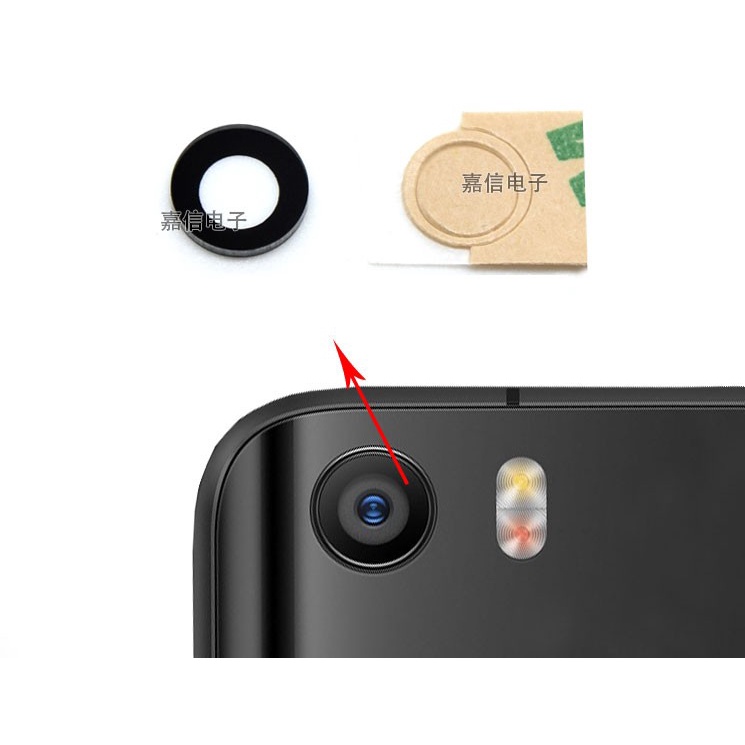 Camera Lens Lensa kamera kaca kamera belakang Xiaomi Mi 5 Mi5