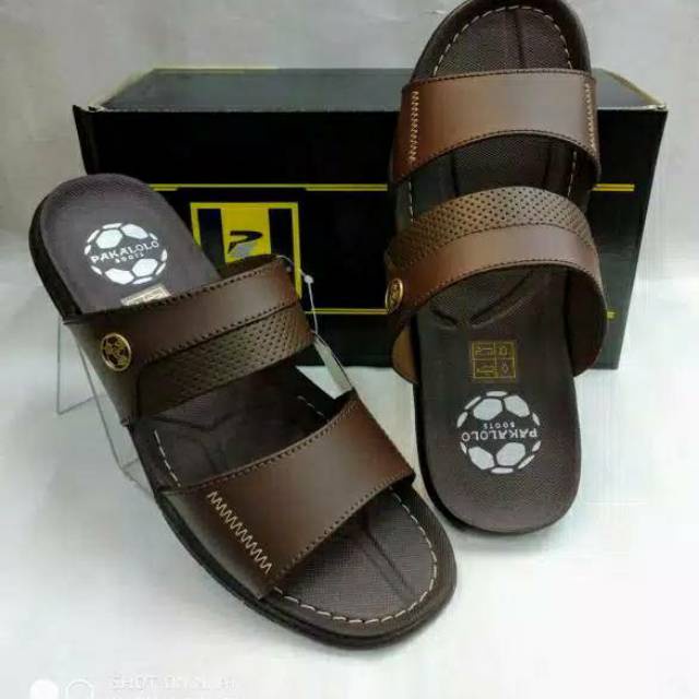 gof PAKALOLO 0933/2353/2321 SENDAL KULIT PRIA ORIGINAL Sandal Pria Pakalolo  Sendal Slop Laki-Laki