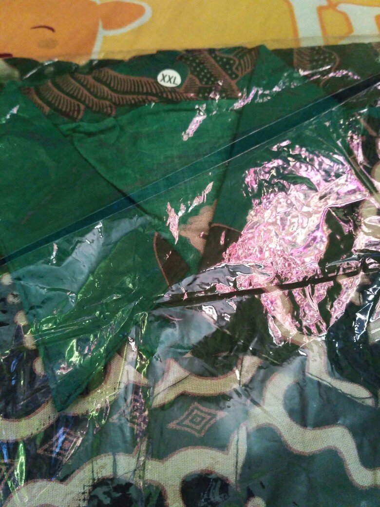 Kemeja Batik Lengan Panjang Size M L Xl Xxl   Batik Hrb026 Kenongo Hem Panjang Padi