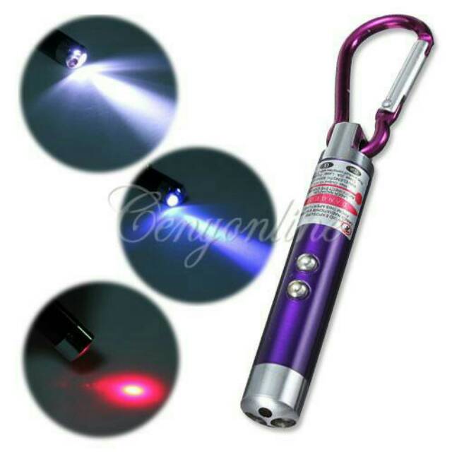 Money Detector + Laser + senter / 3 in 1 UV LED Laser