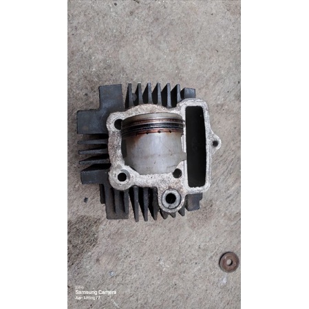 BLOCK BLOK MESIN HONDA WIN SET PISTON SEHER ORIGINAL COPOTAN