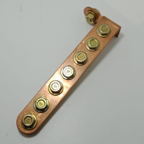 Plat Aki Tembaga Header Aki Tembaga Plat Tembaga 7 Lubang