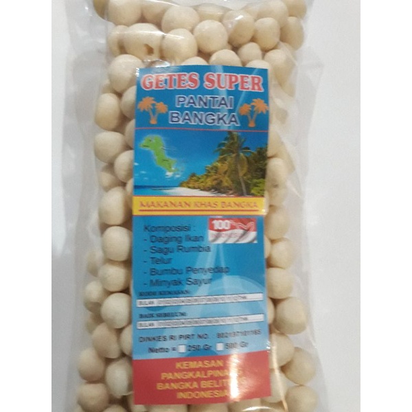 

KERUPUK GETAS SUPER IKAN TENGGIRI PANTAI BANGKA 250 GRAM