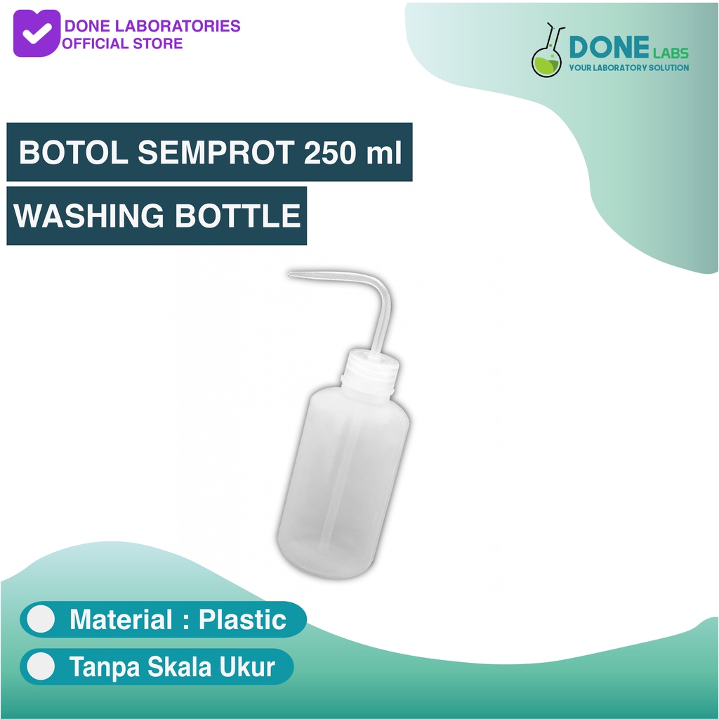 Botol Semprot Kimia / Laboratorium Washing Bottle