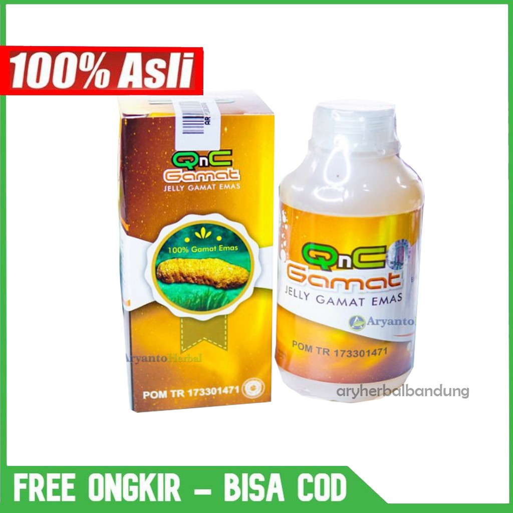 Obat QnC Jelly Gamat Asli | Obat Gatal Selangkang'an | Obat Herbal Eksim
