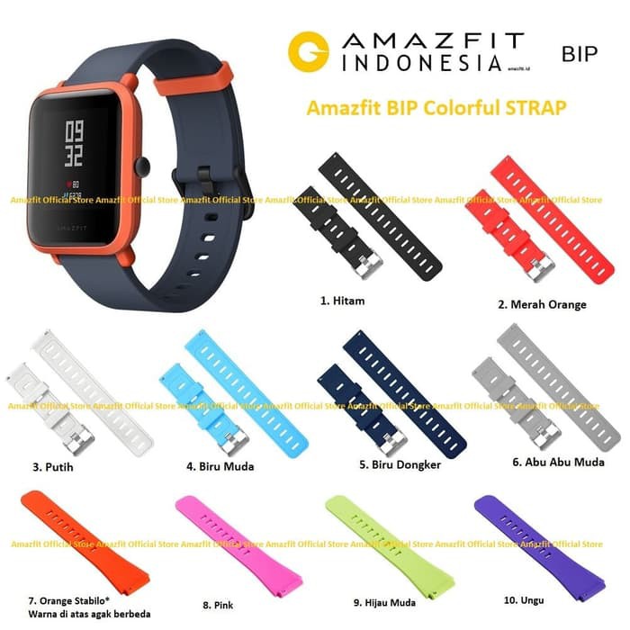 amazfit bip putih