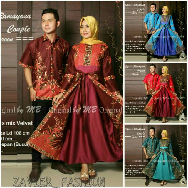 BATIK SARIMBIT MODERN | BATIK SYAR'I RAMAYANA COUPLE