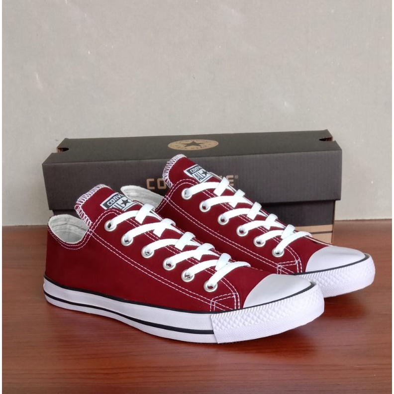 sepatu converse all star classic maroon all star classic merah maroon