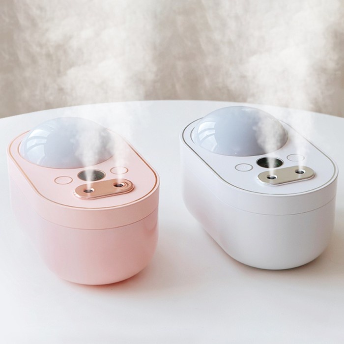 Air Humidifier Proyektor Aromatheraphy 1000ml  Double Spray Cool Mist 2 in 1 Proyektor Humidifier Night Lampu