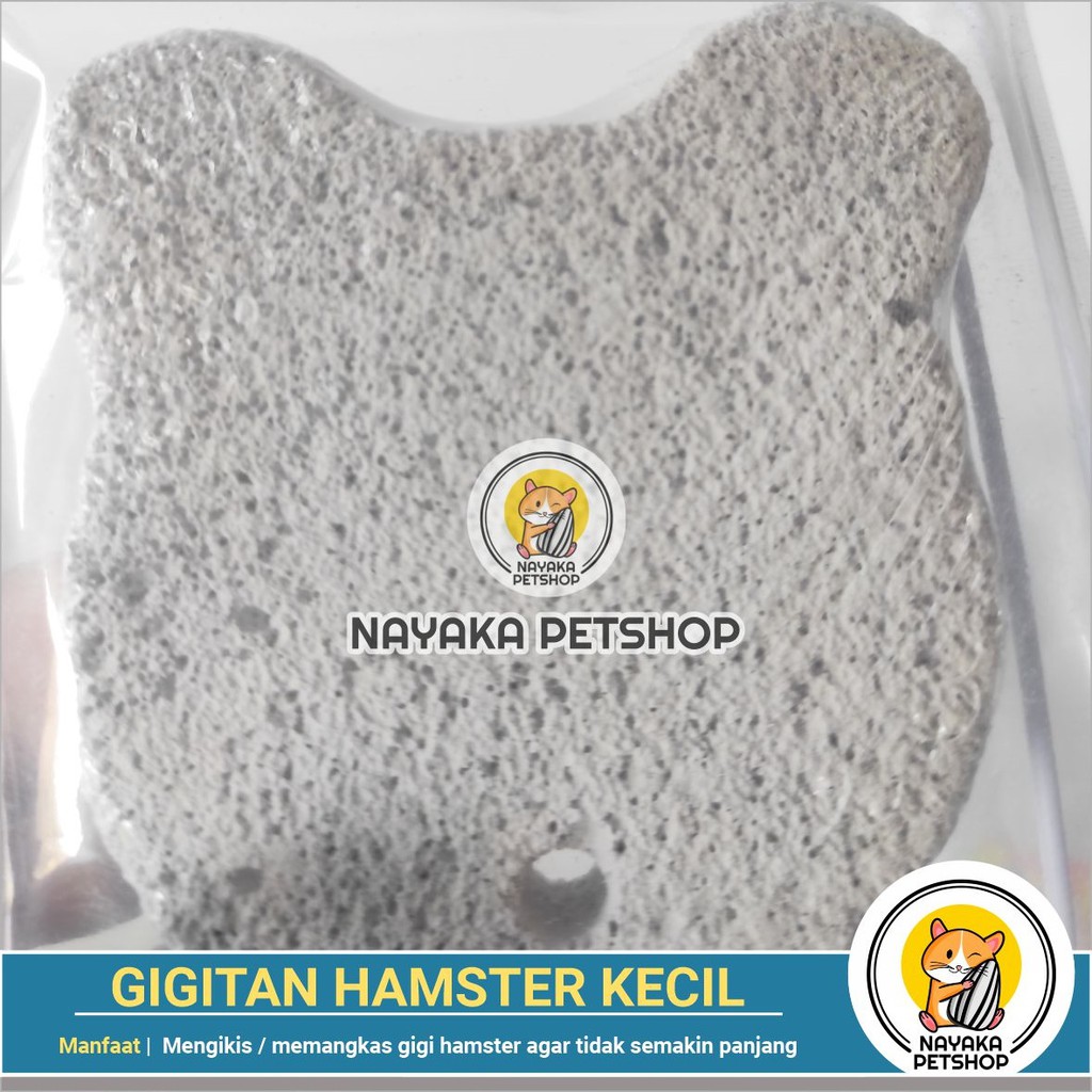 Gigitan Hamster Kecil Gnawing Stone Batu Mineral Asah Gigi Hamster Dental Care