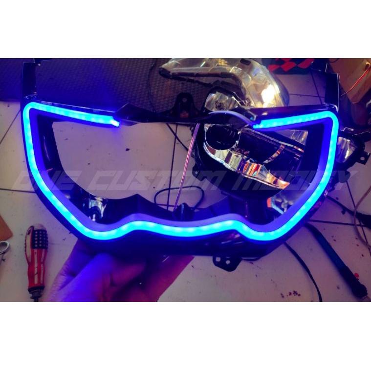 SGT.2947– LAMPU LED ALIS DRL NMAX 60 CM BONUS DEVIL EYES NMAX OLD LAMPU ALIS LED DRL LAMPU SENJA LED
