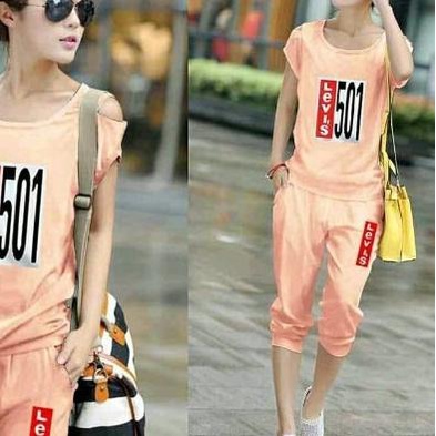 ☼ Setelan Baju Wanita / Baju Senam Sport / Baju Santai Wanita / Kaos ☝