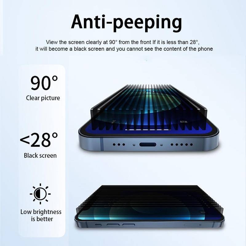 Full Cover Privacy Soft Matte Hydrogel Film For IPhone 11 12 Pro Max Mini  7 8 Plus X XS Max XR SE 2020 Anti-peep Screen Protector Film