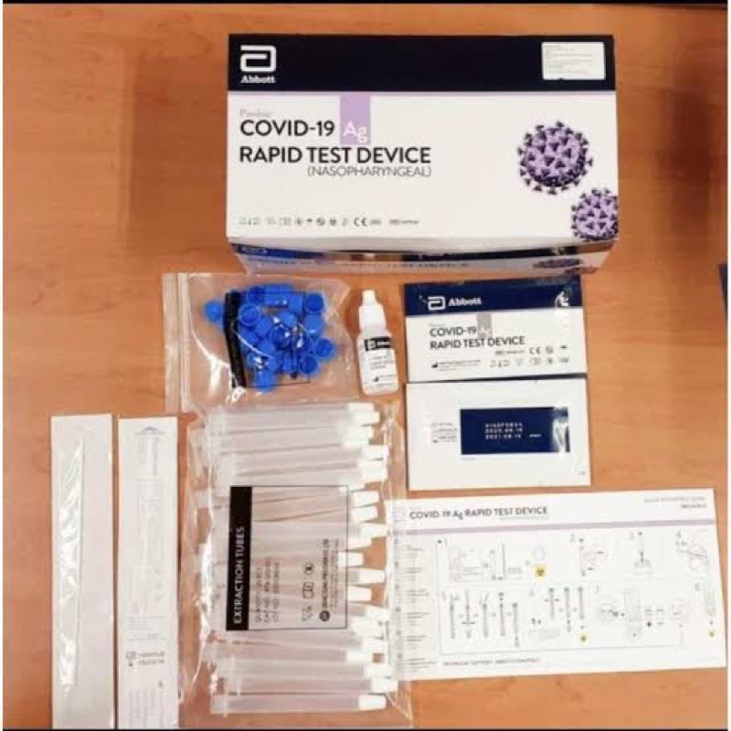 ABBOTT PANBIO SWAB ANTIGEN RAPID TEST (NASO) READY H+3 murah termurah