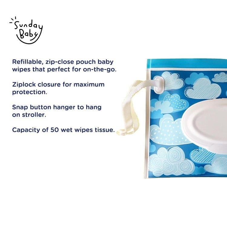 Sunday Baby Wet Wipes Pouch