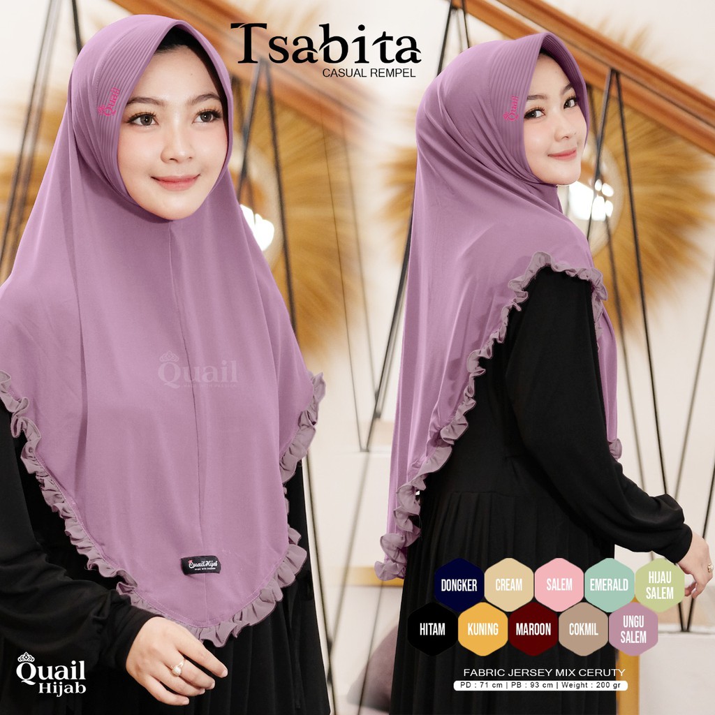 Hijab tsabita by quail hijab