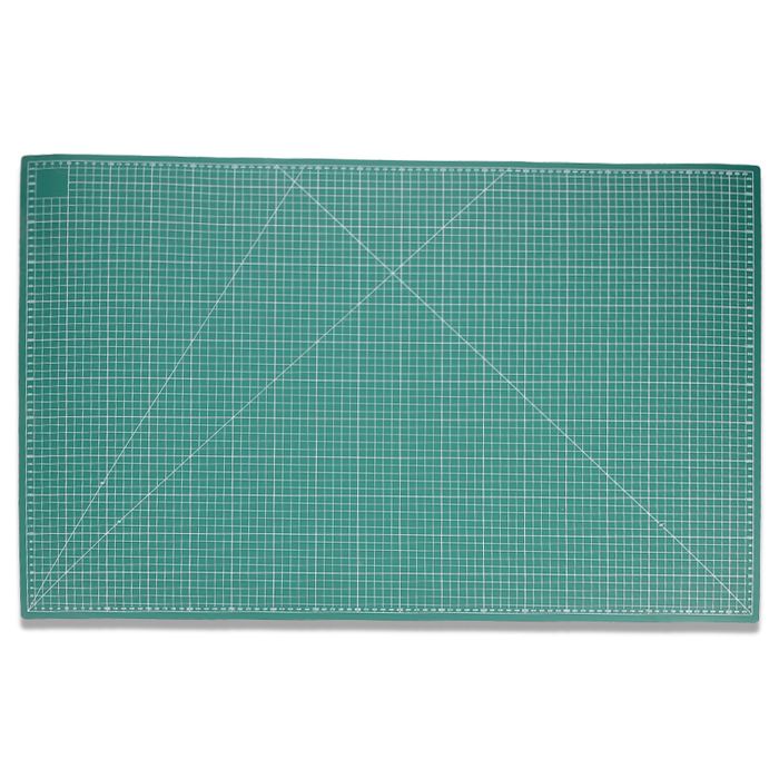 

kertas-pemotong- cutting mat a1 double sided - alas potong kain bahan a1 - hijau -pemotong-kertas.