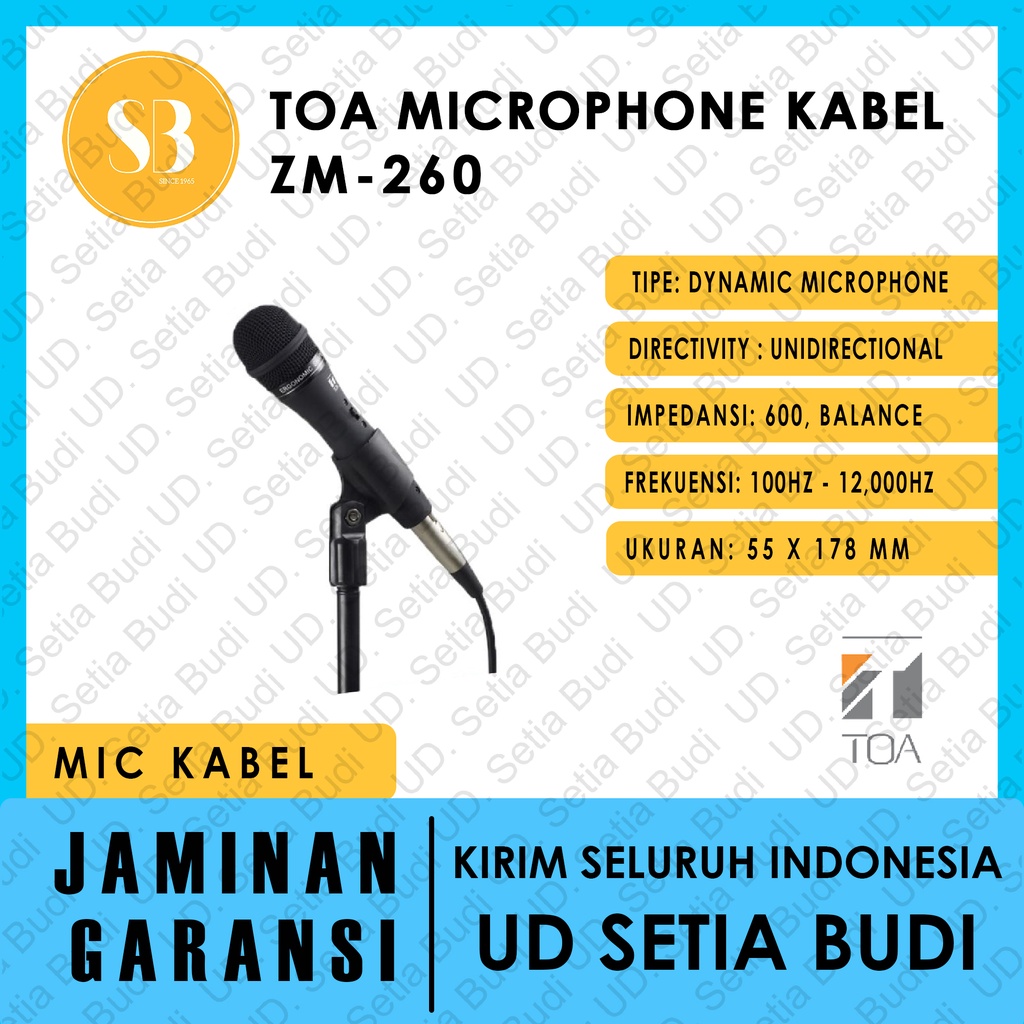 Mic Kabel / Microphone TOA ZM-260