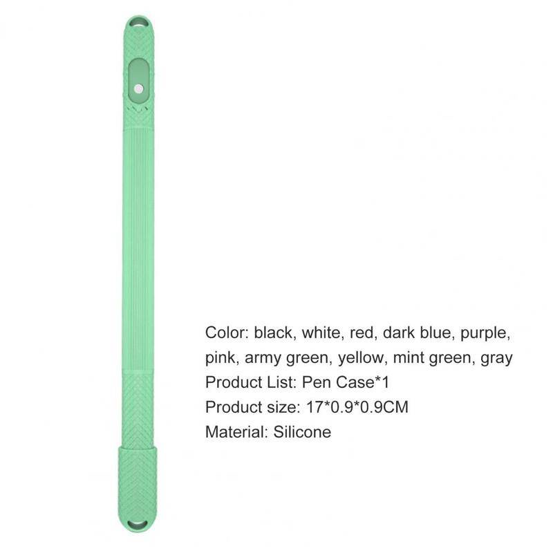 Case Pensil Apple Pencil 1 Bahan Silikon Anti Hilang / Jatuh