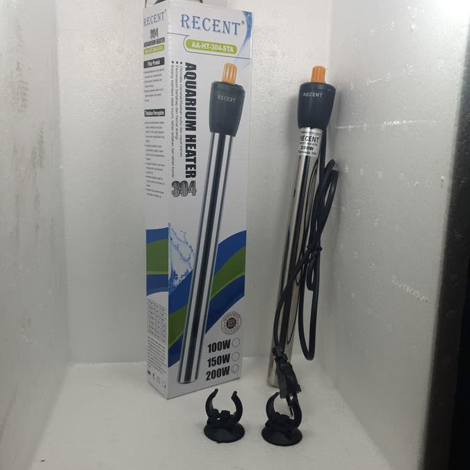 NEW SALE PENGHANGAT AQUARIUM HEATER RECENT 200 WATT STENLIS MURAH