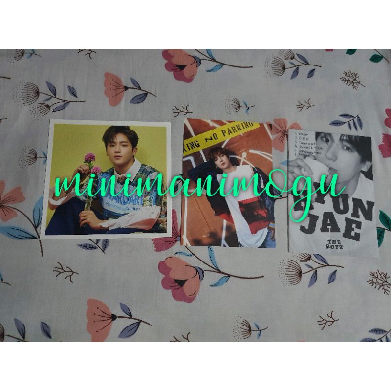 POSTCARD PHOTOZINE THE BOYZ HYUNJAE