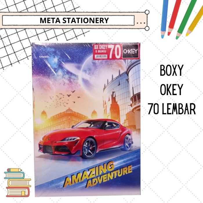 

Unik Buku Tulis Boxy Okey 70 Lembar (5Pc) Diskon