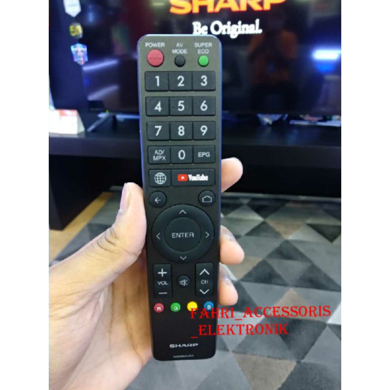 Jual Remot TV sharp Original 100 Asli Analog Digital DVBT2 SMARTTV