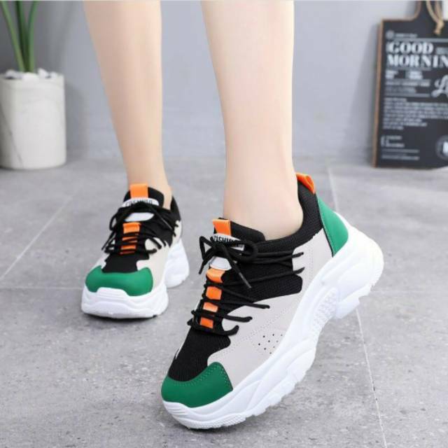 SNEAKERS WANITA LIMITED EDITION!!! ELIZA® MADISON LUXURY SNEAKERS SS18 #EH7772 VR / SNEAKERS JK074