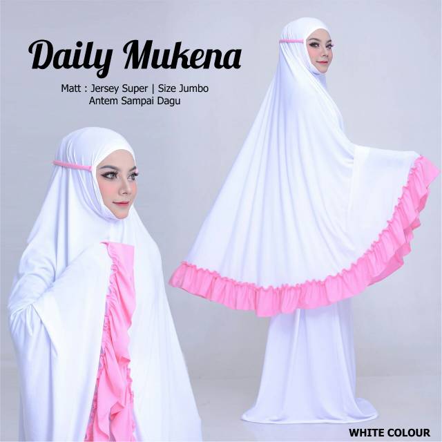 Daily Mukena / Mukena Premium / Mukena Jersey / Mukena Polos