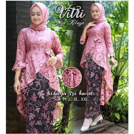 Promo KEBAYA Setelan Wanita Dewasa Setelan kebaya brukat/kebaya modern / kebaya tunik/tunik brukat /