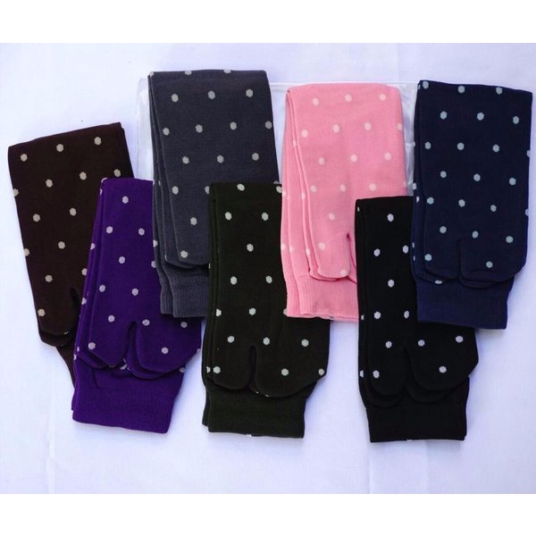 SOKA Kaos Kaki Motif Wanita Polkadot