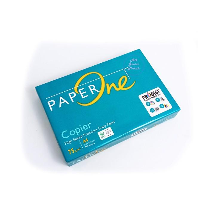 

Kertas | Paper One Hvs A4 75 Gsm - Kertas Foto Copy - [ Box ] Kualitas Terbaik
