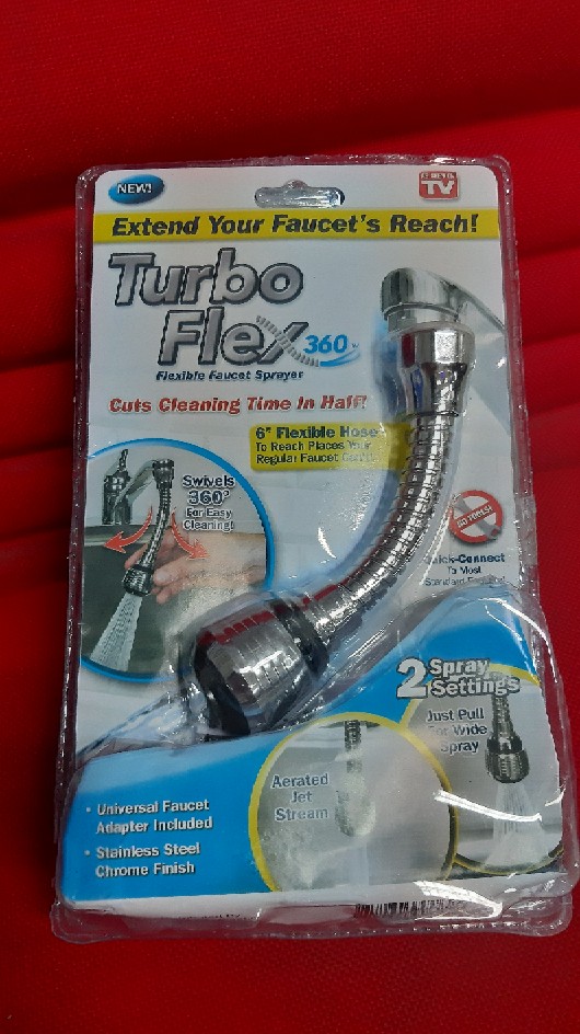 Turbo Flex 360 Flexible Faucet Sprayer / Keran Wastafel