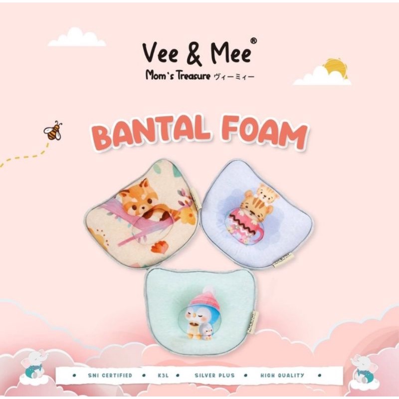 Vee &amp; Mee Memory Foam Baby Pillow - Bantal Peang Foaming