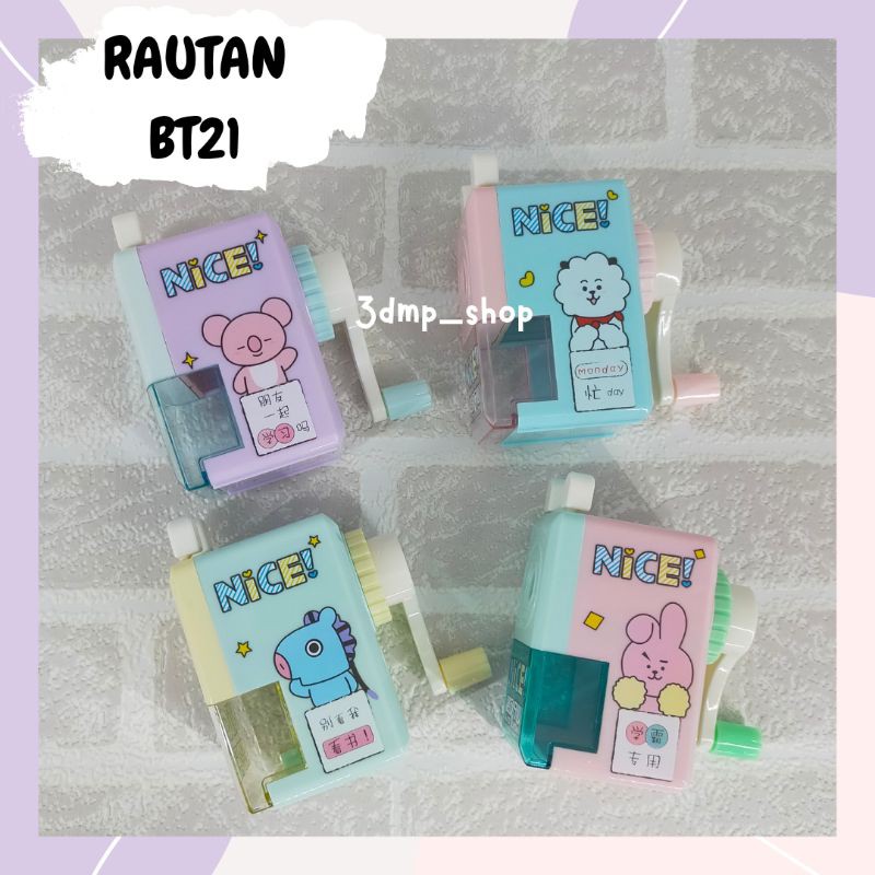 Rautan pensil Bt21 cooky koya rj mang