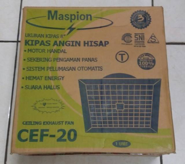 Kipas Celling Exhaust Fan Maspion CEF20. 8 inc