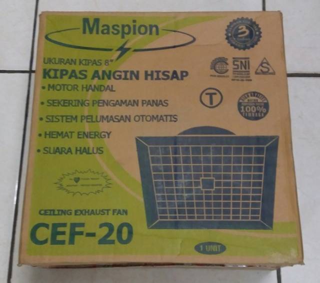 Kipas Celling Exhaust Fan Maspion CEF20. 8 inc