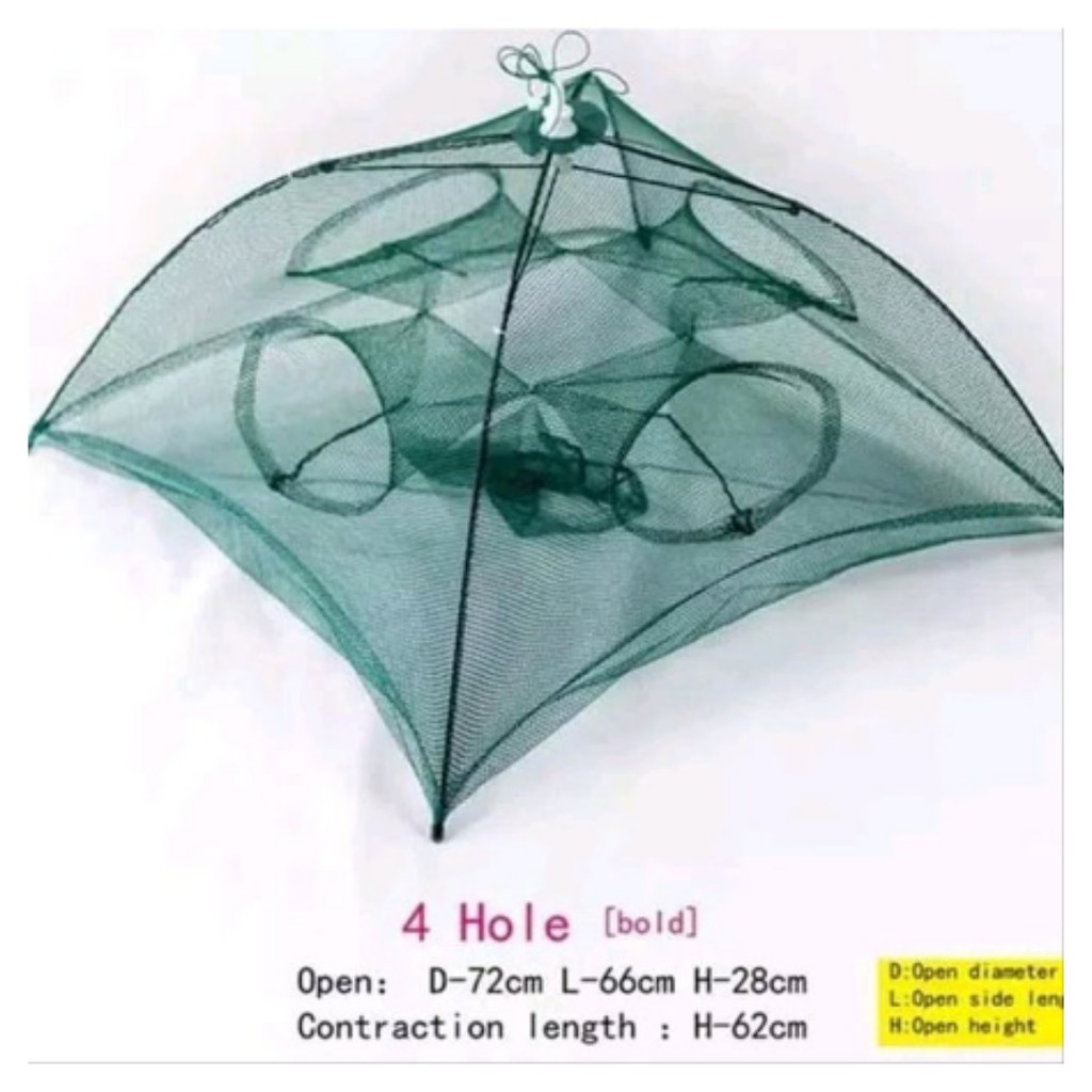 perangkap jebakan jaring ikan 2/4/6/8/10/ lubang jaring ikan bubu udang belut