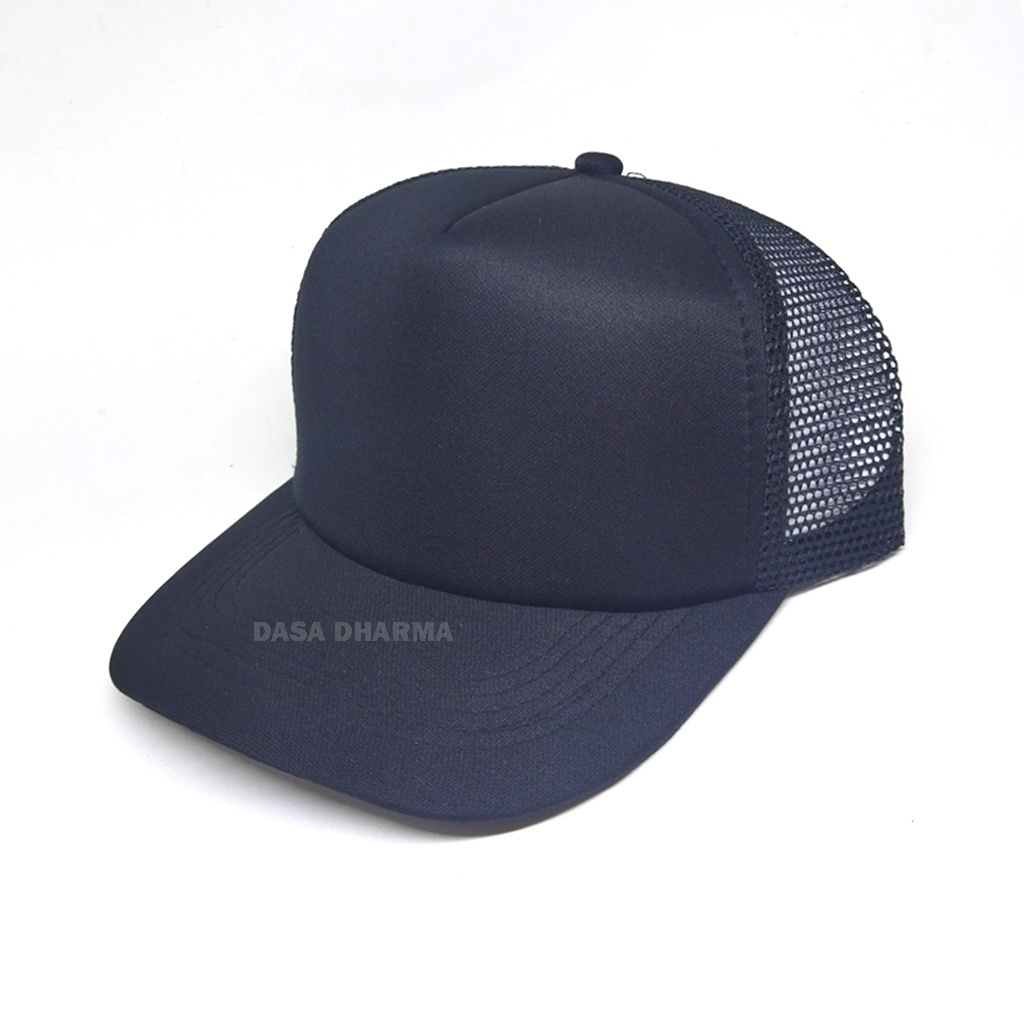 Topi Jaring Pria Hitam Polos Fashion Aksesoris