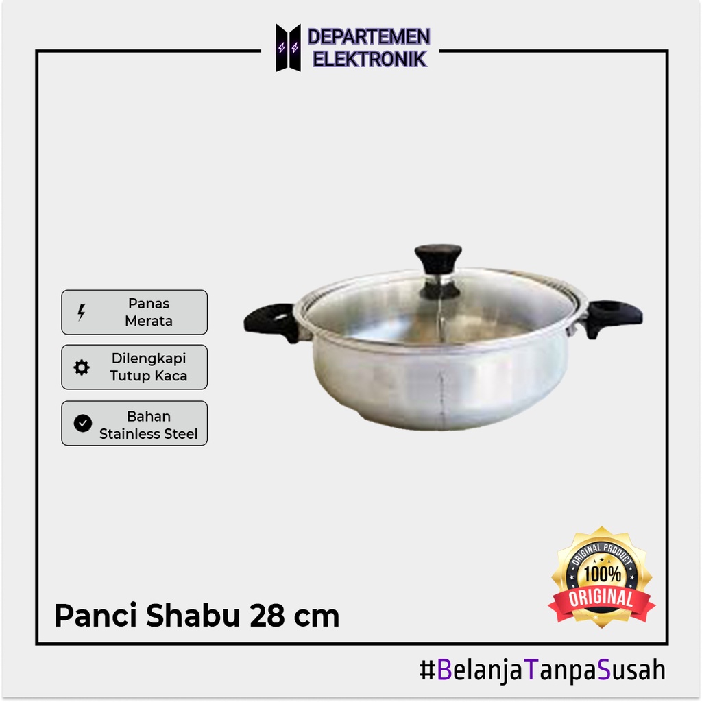 Suki Pot / Panci Shabu - Shabu 28 cm MURAH BANGET / GARANSI RESMI