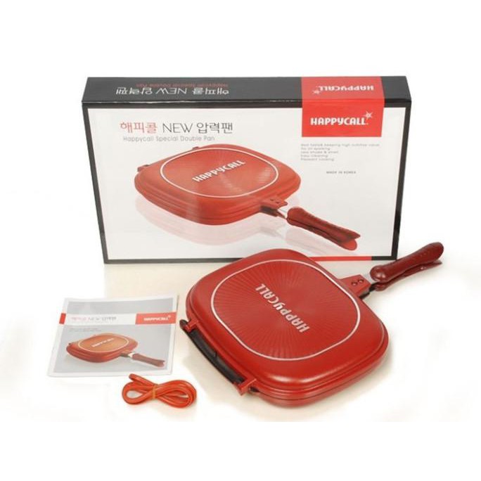 PANCI ANTI LENGKET HAPPY CALL 32 CM DOUBLE PAN GRILL JUMBO HCP-32 ORI' - YAKINIKU GHK38