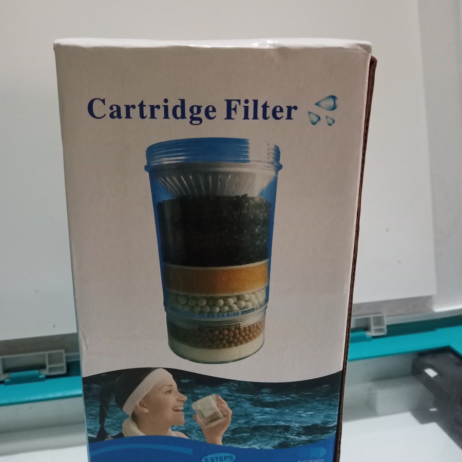 Cartridge Filter Mineral Water Pot Original 5 Steps Penyaring Air Multifungsi Cartridge Filter Air 5 Tingkat Alat Penyaring Air