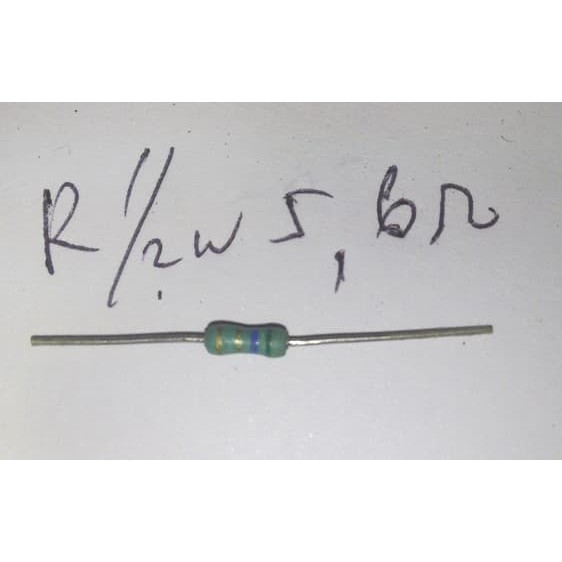 Resistor 1/2W Metal Film 5.6 ohm Japan Original