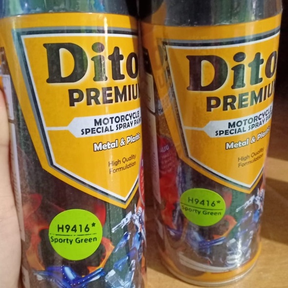 Pilok Pilox DITON Premium H9416* Sporty Green / 9416 Hijau Muda (400cc/400ml)