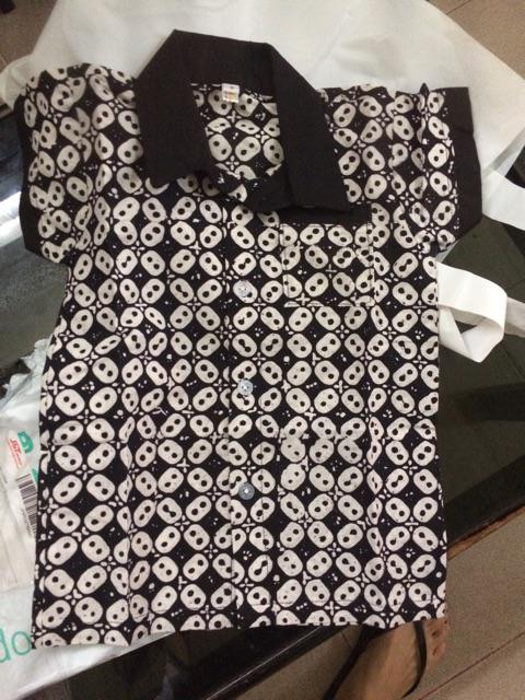 Kemeja Hem Batik Anak Premium