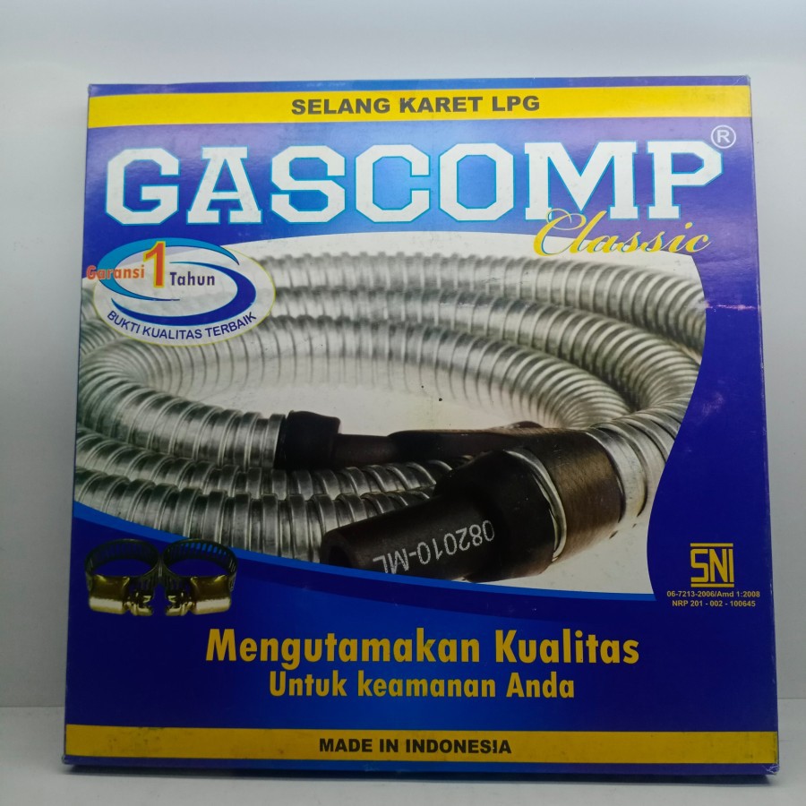 Selang LPG Gascomp 1.8m selang kompor water heater