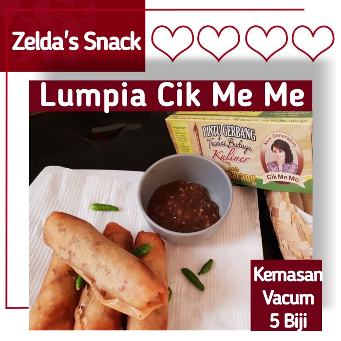 

Lumpia Cik Me Me Semarang Vacum 5 Biji - Original