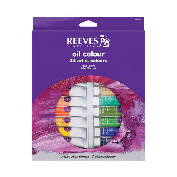 

Promo! Reeves Oil Colour Paint Set 24 Pcs Murah