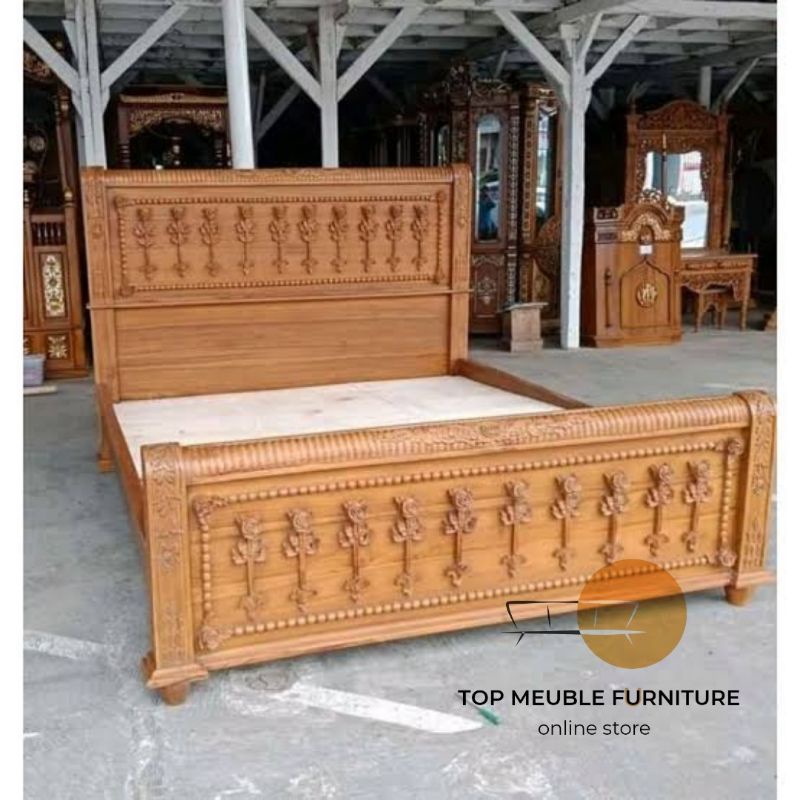 Dipan tempat tidur Andriana 160x200